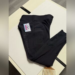 Women's Horse Riding Pants Navy Riding Pants Poltyamide 93%
Elastan 7%